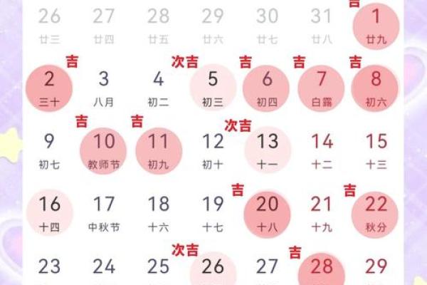 2025年农历九月开业黄道吉日查询